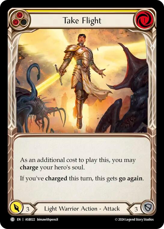 Take Flight (Yellow) [ASB022] (Armory Deck: Boltyn) | L.A. Mood Comics and Games