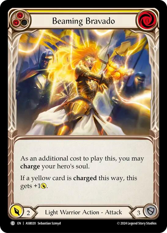 Beaming Bravado (Yellow) [ASB020] (Armory Deck: Boltyn) | L.A. Mood Comics and Games