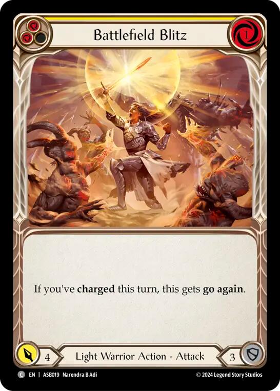 Battlefield Blitz (Yellow) [ASB019] (Armory Deck: Boltyn) | L.A. Mood Comics and Games