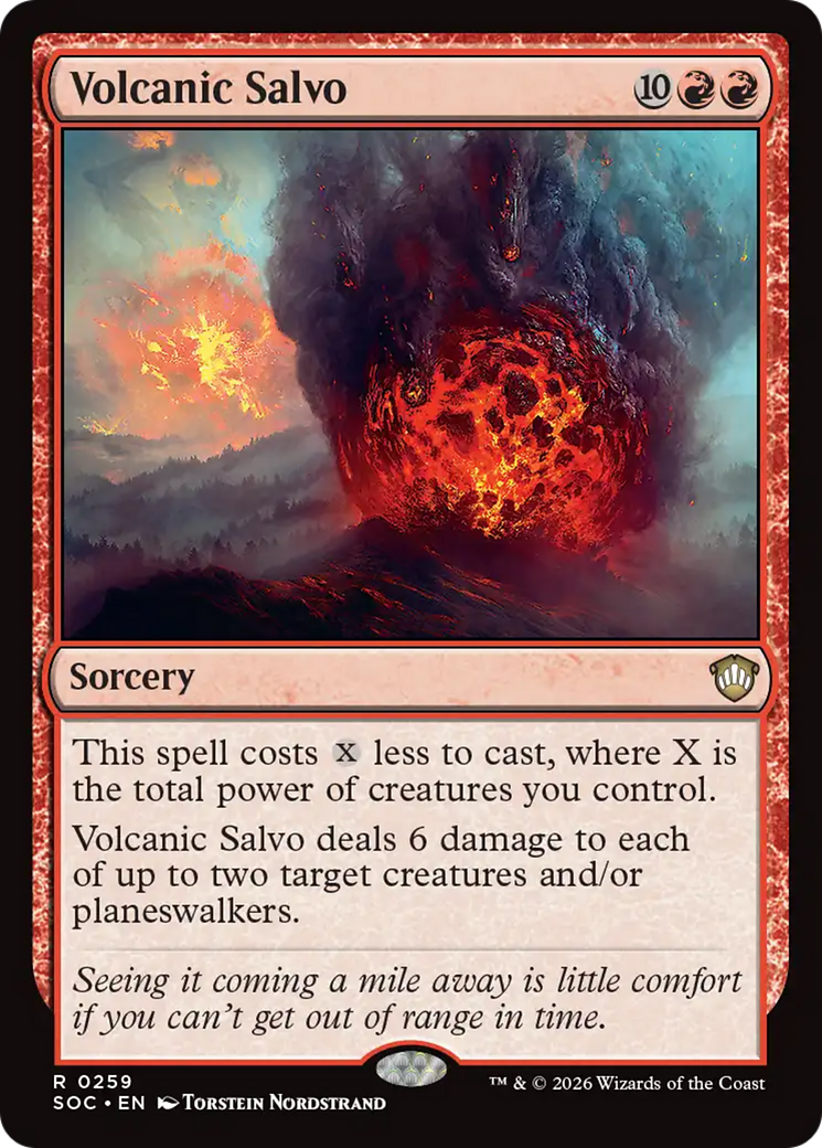 Volcanic Salvo [Secrets of Strixhaven Commander] | L.A. Mood Comics and Games