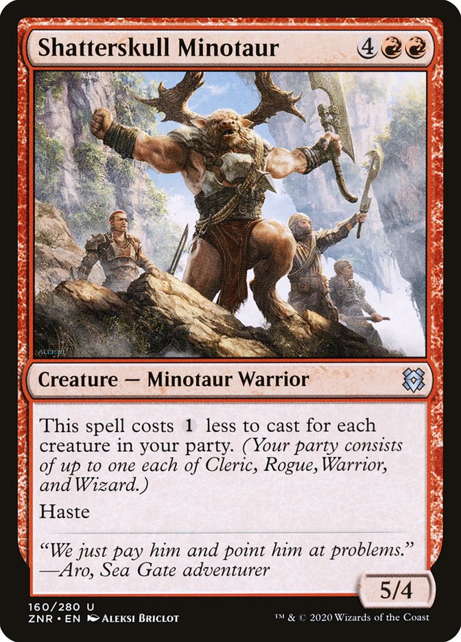 Shatterskull Minotaur [Zendikar Rising] | L.A. Mood Comics and Games