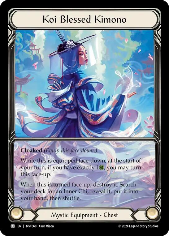 Koi Blessed Kimono (Extended Art) [MST068] (Part the Mistveil)  Cold Foil | L.A. Mood Comics and Games