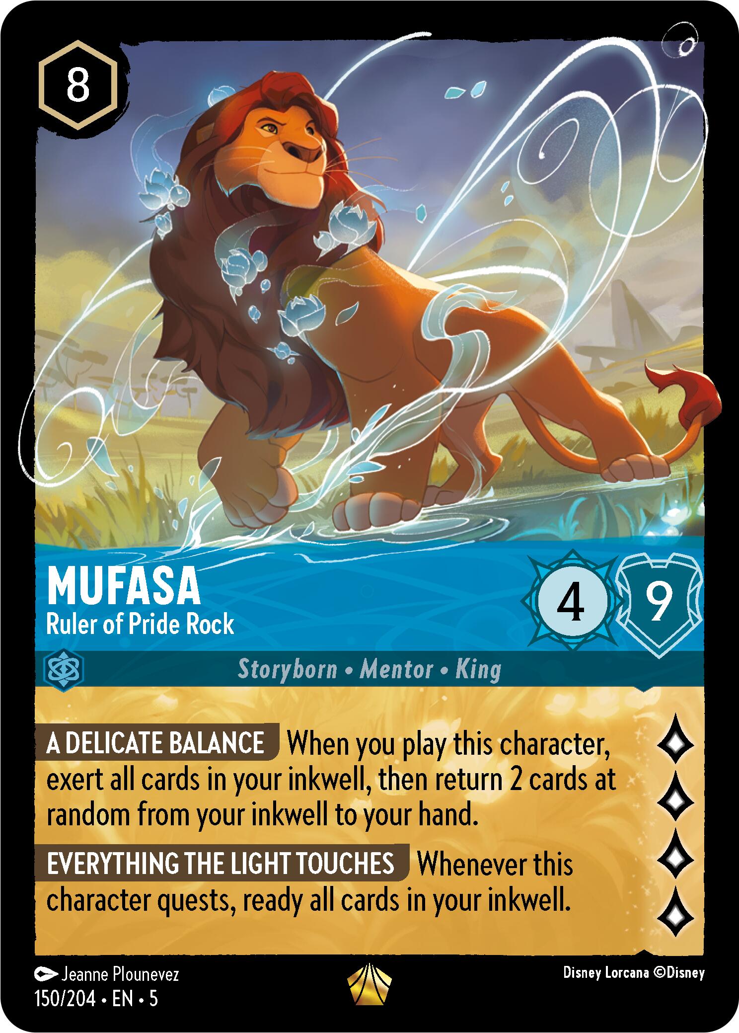 Mufasa - Ruler of Pride Rock (150/204) [Shimmering Skies] | L.A. Mood Comics and Games