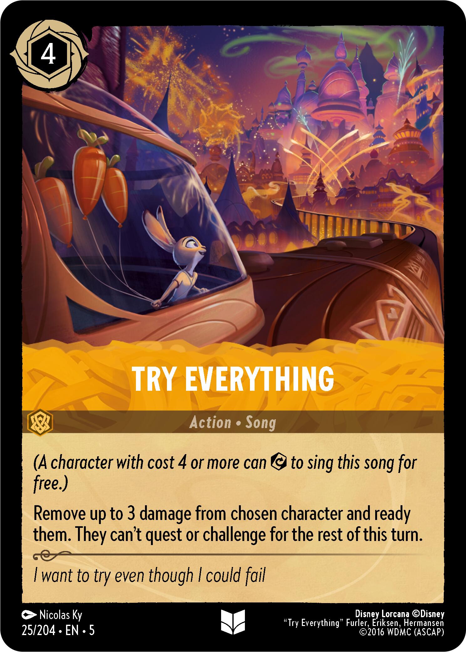 Try Everything (25/204) [Shimmering Skies] | L.A. Mood Comics and Games