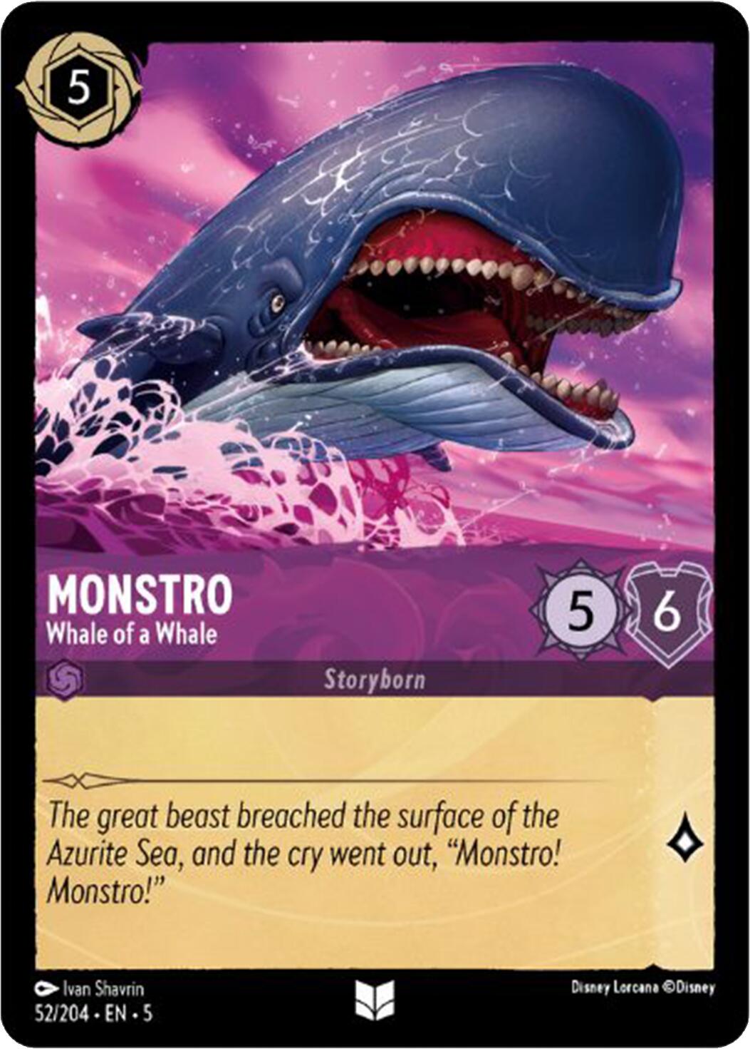 Monstro - Whale of a Whale (52/204) [Shimmering Skies] | L.A. Mood Comics and Games