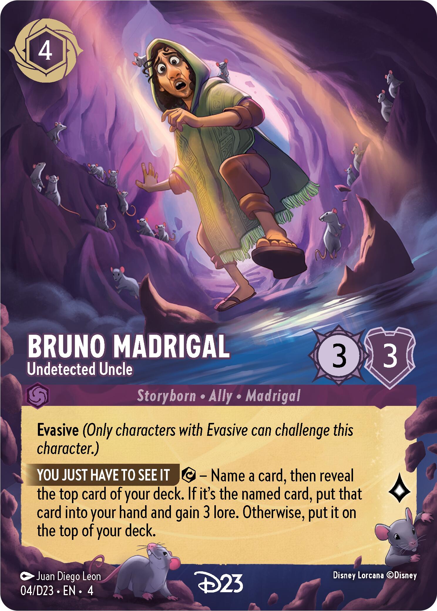 Bruno Madrigal - Undetected Uncle (4) [D23 Promos] | L.A. Mood Comics and Games