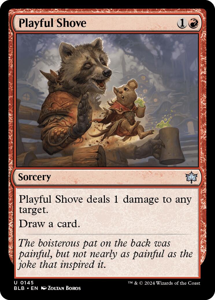 Playful Shove [Bloomburrow] | L.A. Mood Comics and Games