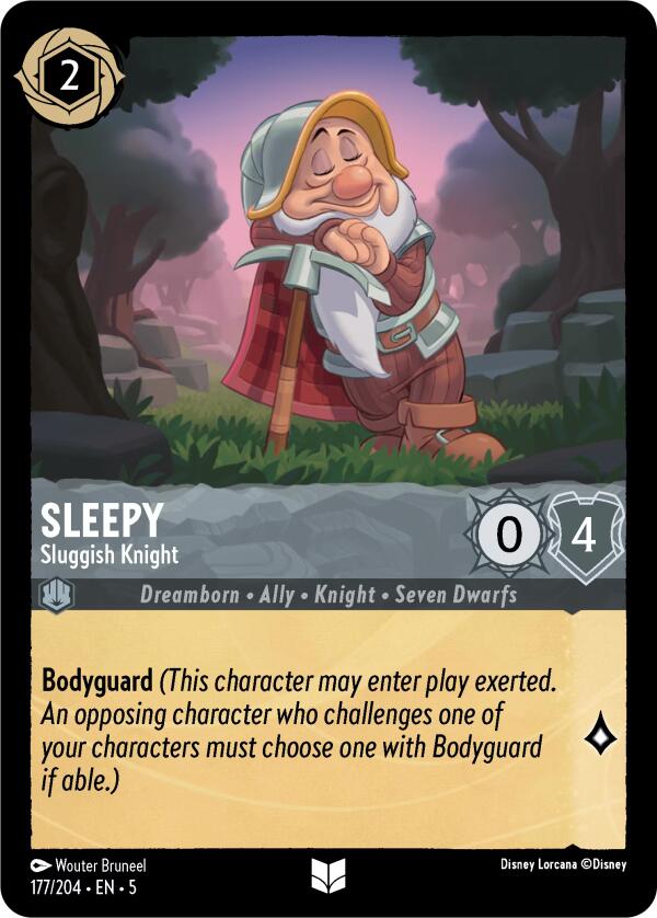 Sleepy - Sluggish Knight (177/204) [Shimmering Skies] | L.A. Mood Comics and Games