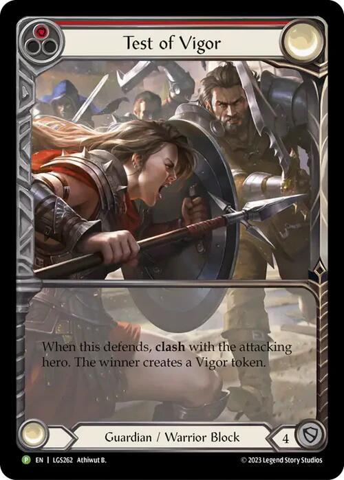 Test of Vigor [LGS262] (Promo)  Rainbow Foil | L.A. Mood Comics and Games