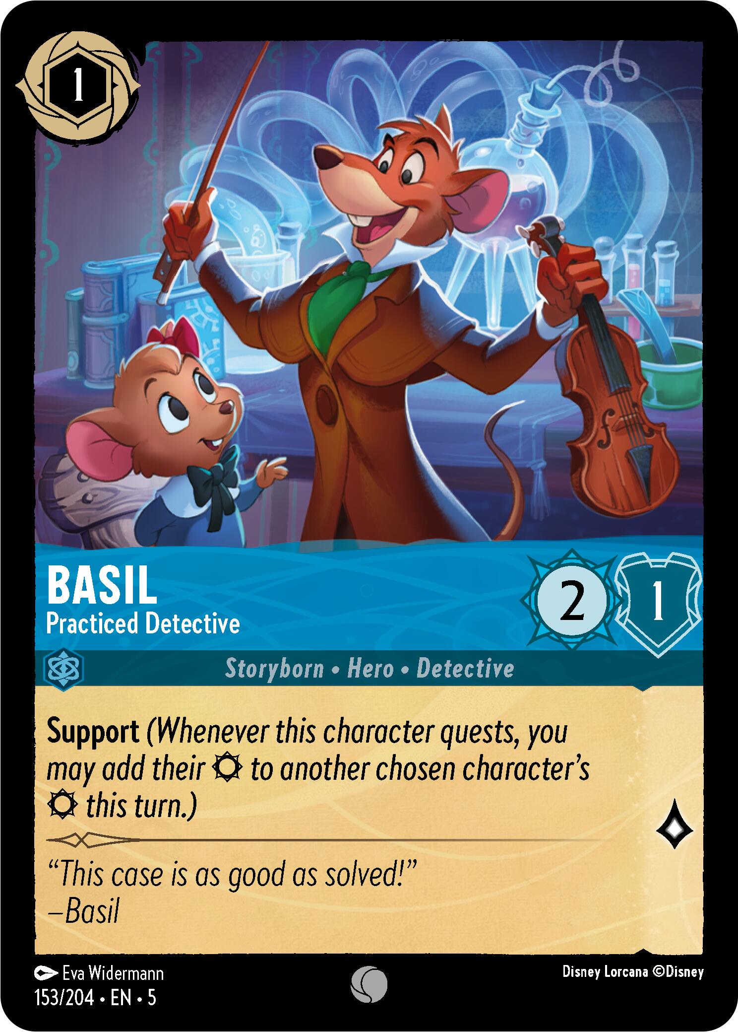 Basil - Practiced Detective (153/204) [Shimmering Skies] | L.A. Mood Comics and Games