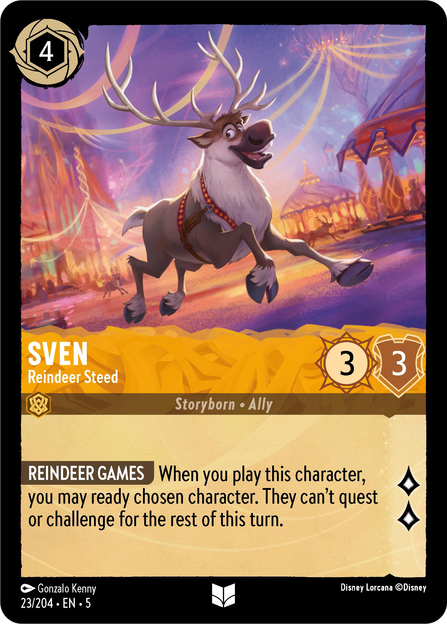 Sven - Reindeer Steed (23/204) [Shimmering Skies] | L.A. Mood Comics and Games