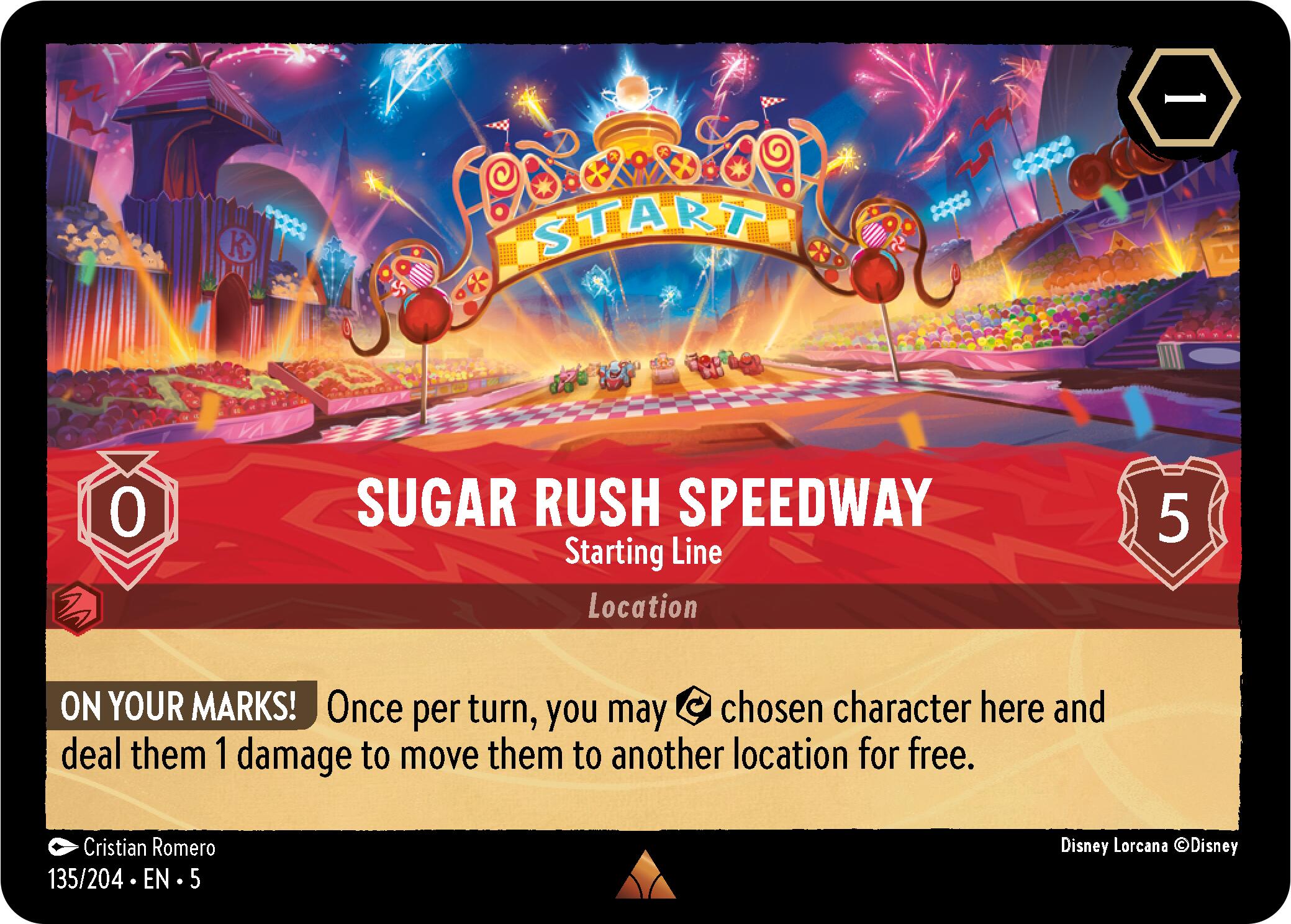 Sugar Rush Speedway - Starting Line (135/204) [Shimmering Skies] | L.A. Mood Comics and Games