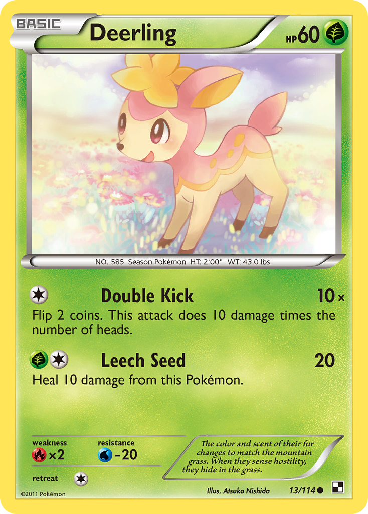 Deerling (13/114) [Black & White: Base Set] | L.A. Mood Comics and Games