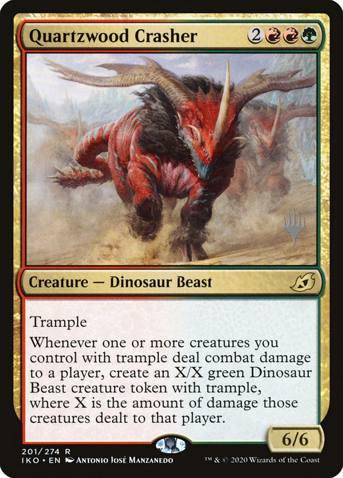 Quartzwood Crasher (Promo Pack) [Ikoria: Lair of Behemoths Promos] | L.A. Mood Comics and Games