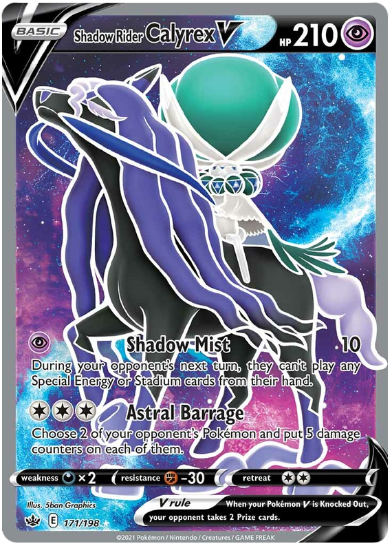 Shadow Rider Calyrex V (171/198) [Sword & Shield: Chilling Reign] | L.A. Mood Comics and Games