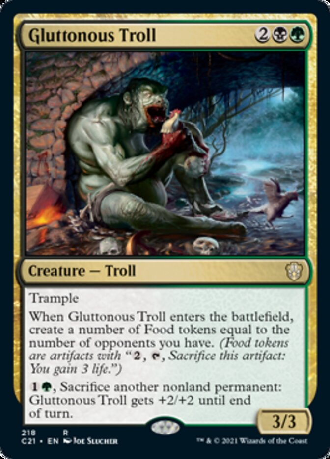 Gluttonous Troll [Commander 2021] | L.A. Mood Comics and Games