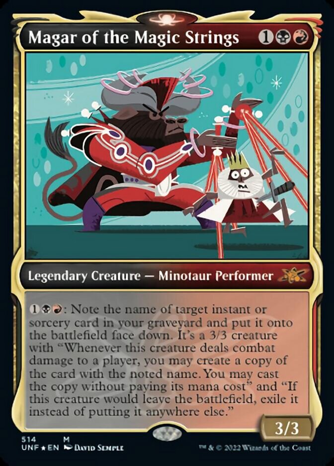 Magar of the Magic Strings (Showcase) (Galaxy Foil) [Unfinity] | L.A. Mood Comics and Games