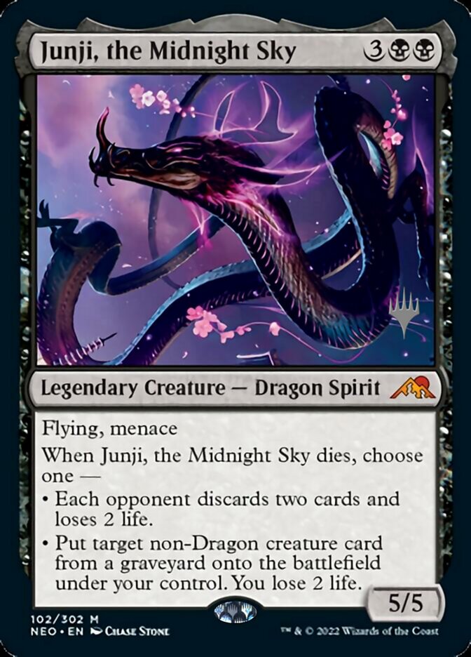 Junji, the Midnight Sky (Promo Pack) [Kamigawa: Neon Dynasty Promos] | L.A. Mood Comics and Games