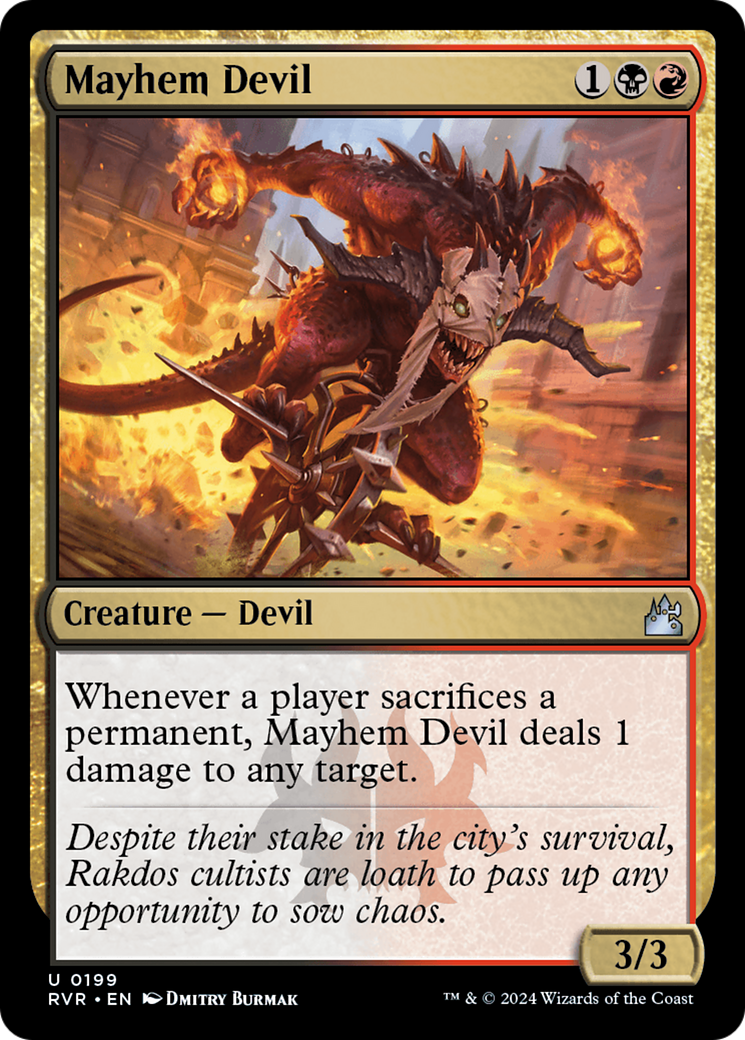 Mayhem Devil [Ravnica Remastered] | L.A. Mood Comics and Games