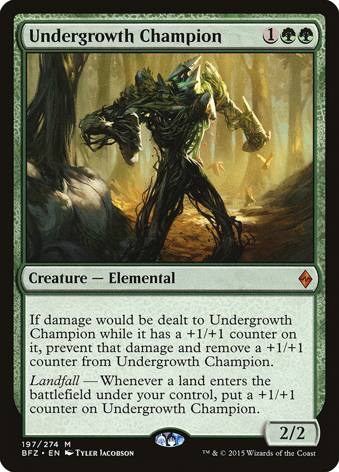 Undergrowth Champion [Battle for Zendikar] | L.A. Mood Comics and Games