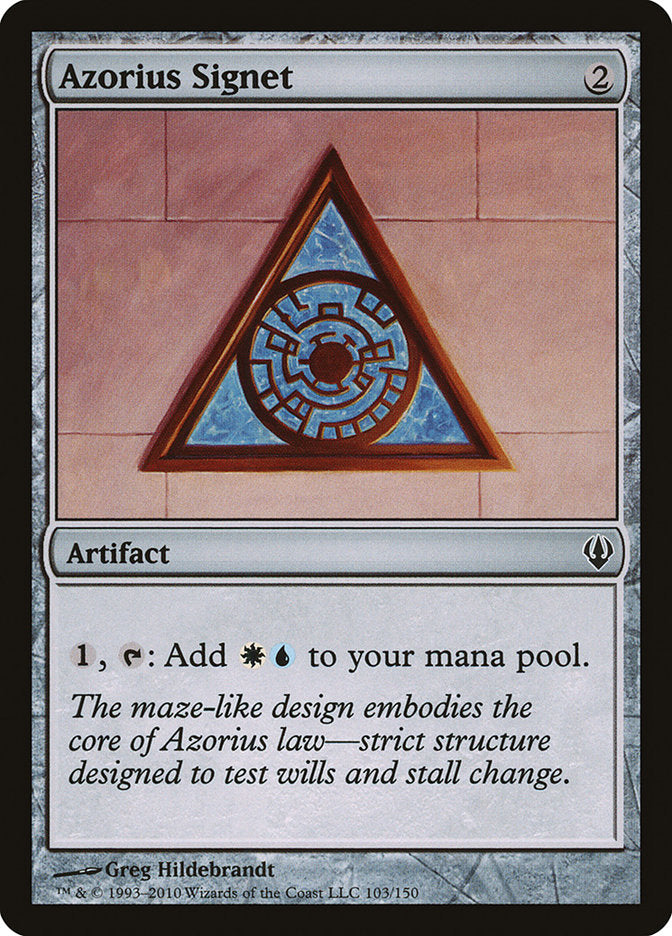 Azorius Signet [Archenemy] | L.A. Mood Comics and Games