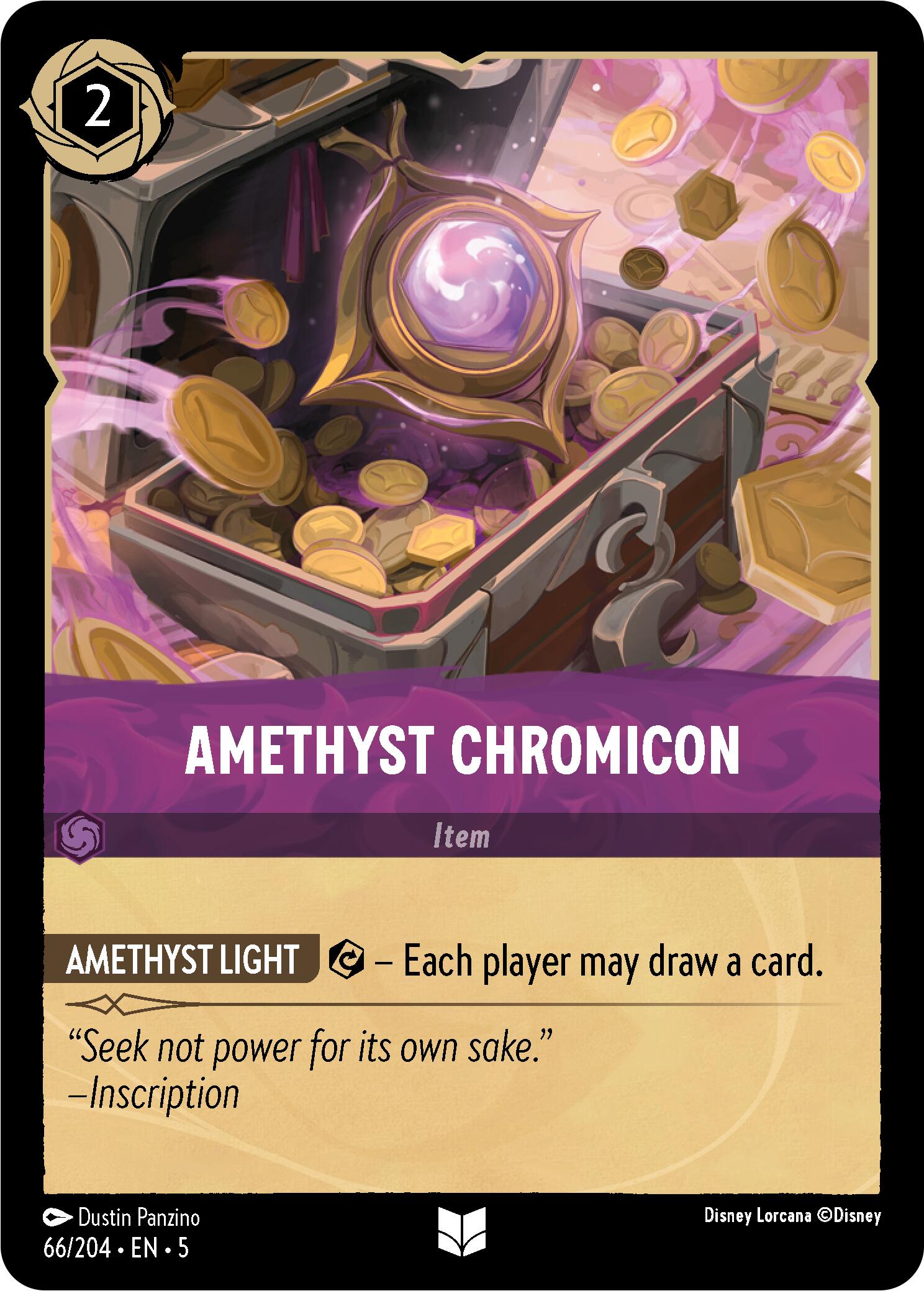 Amethyst Chromicon (66/204) [Shimmering Skies] | L.A. Mood Comics and Games