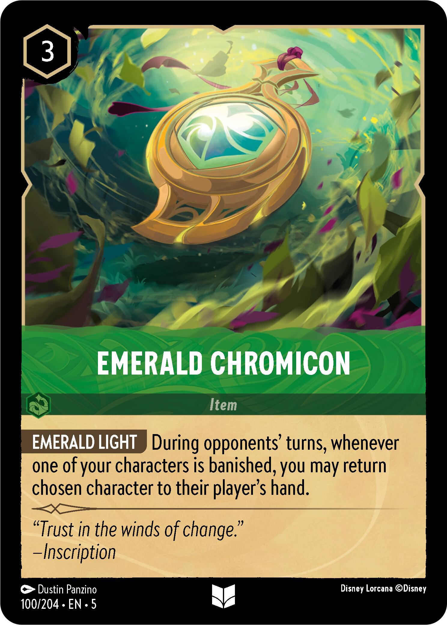 Emerald Chromicon (100/204) [Shimmering Skies] | L.A. Mood Comics and Games