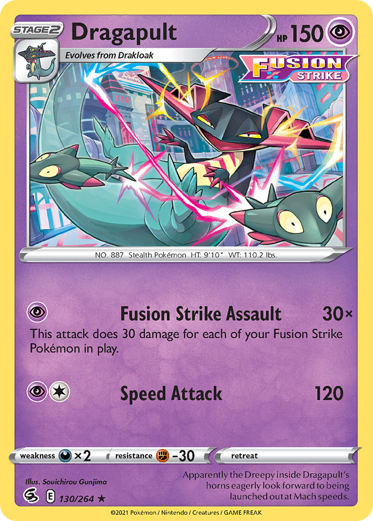 Dragapult (130/264) (Theme Deck Exclusive) [Sword & Shield: Fusion Strike] | L.A. Mood Comics and Games