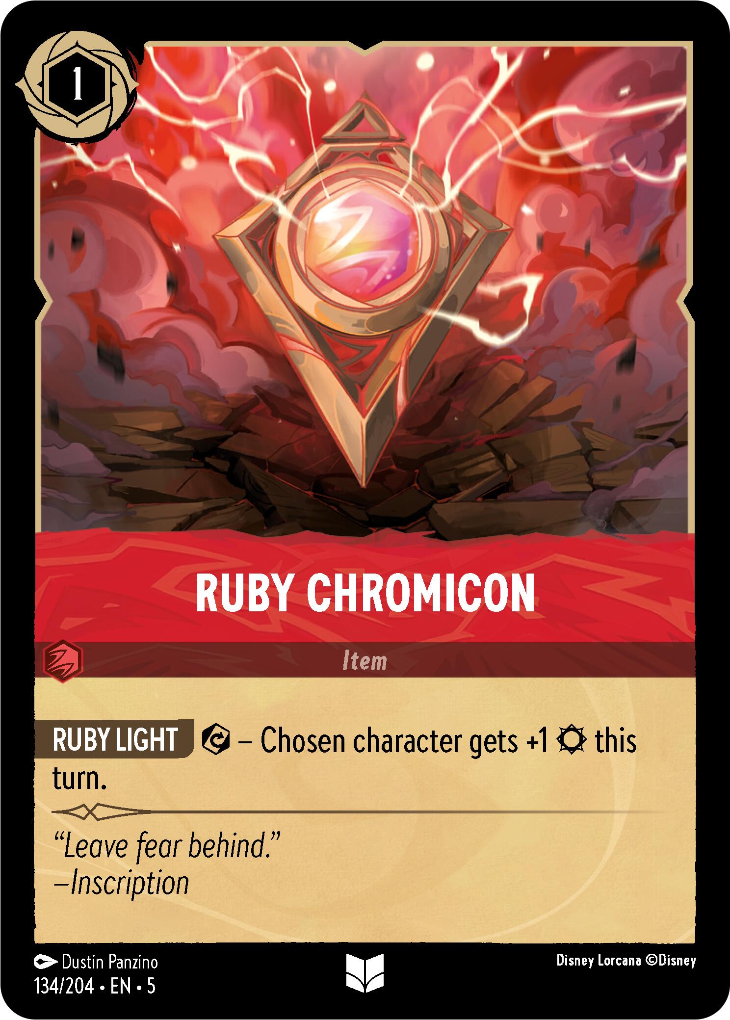 Ruby Chromicon (134/204) [Shimmering Skies] | L.A. Mood Comics and Games