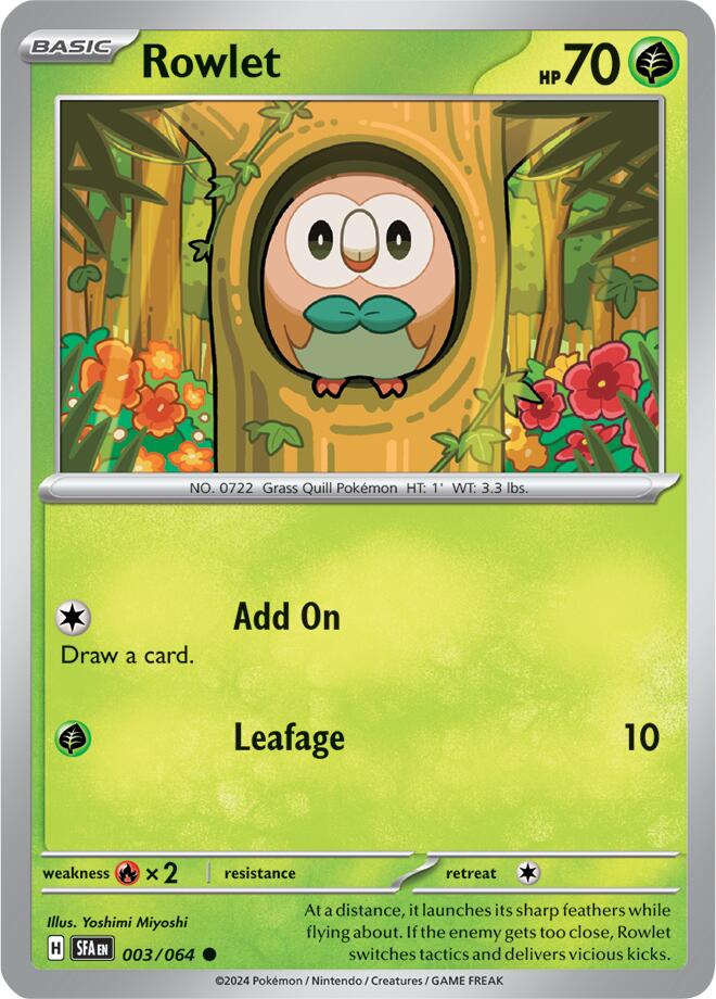 Rowlet (003/064) [Scarlet & Violet: Shrouded Fable] | L.A. Mood Comics and Games