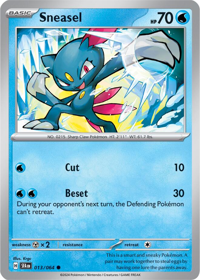 Sneasel (013/064) [Scarlet & Violet: Shrouded Fable] | L.A. Mood Comics and Games