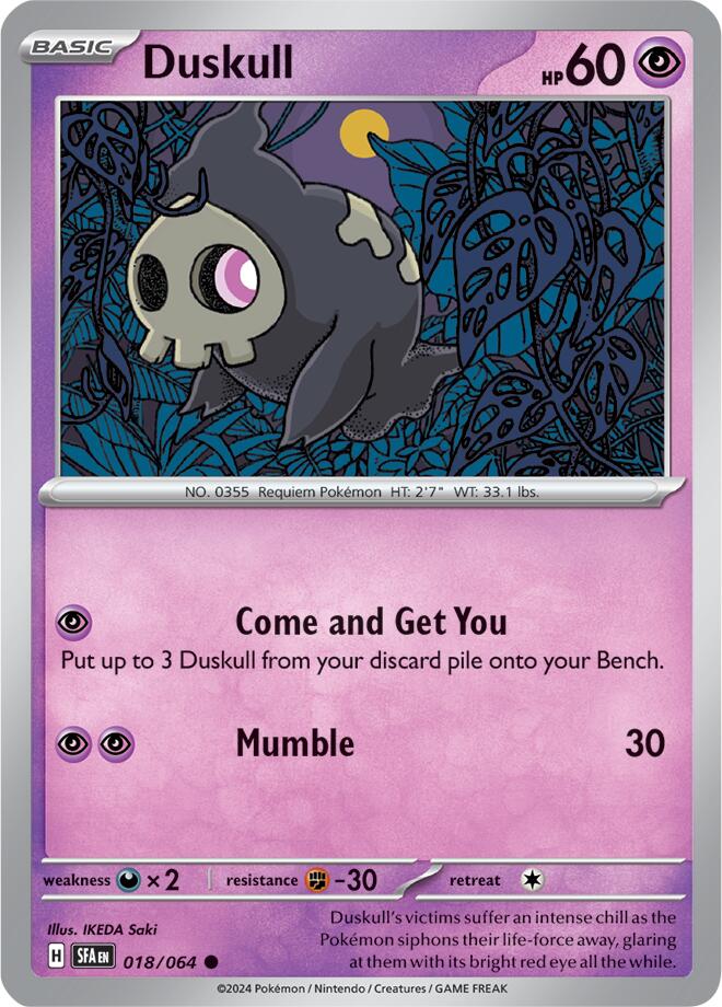 Duskull (018/064) [Scarlet & Violet: Shrouded Fable] | L.A. Mood Comics and Games