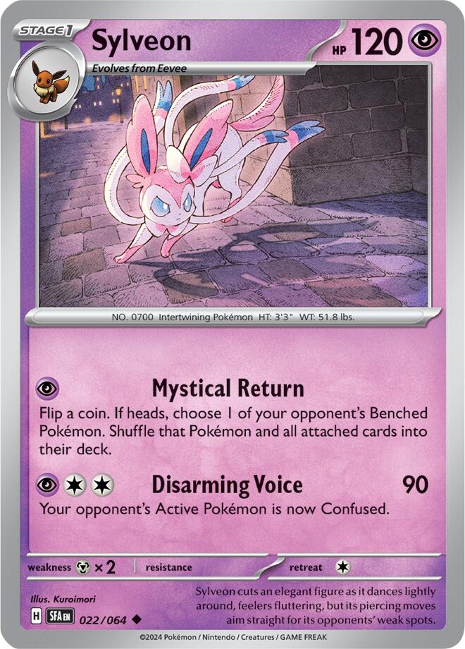 Sylveon (022/064) [Scarlet & Violet: Shrouded Fable] | L.A. Mood Comics and Games