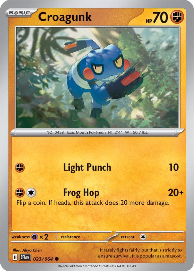 Croagunk (023/064) [Scarlet & Violet: Shrouded Fable] | L.A. Mood Comics and Games