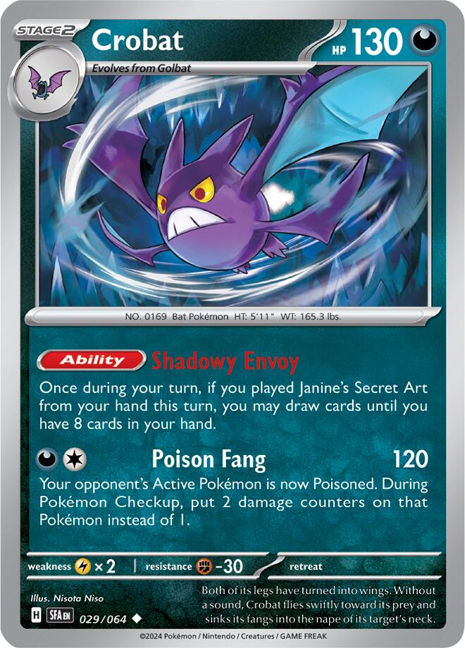 Crobat (029/064) [Scarlet & Violet: Shrouded Fable] | L.A. Mood Comics and Games