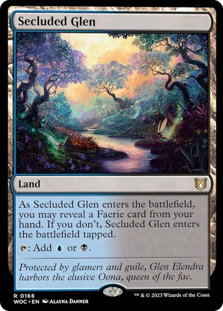 Secluded Glen [Wilds of Eldraine Commander] | L.A. Mood Comics and Games