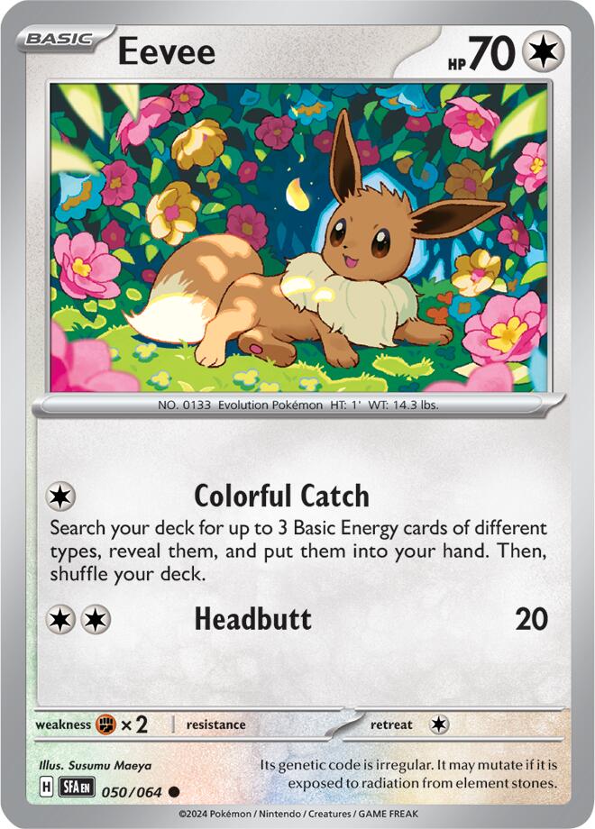 Eevee (050/064) [Scarlet & Violet: Shrouded Fable] | L.A. Mood Comics and Games