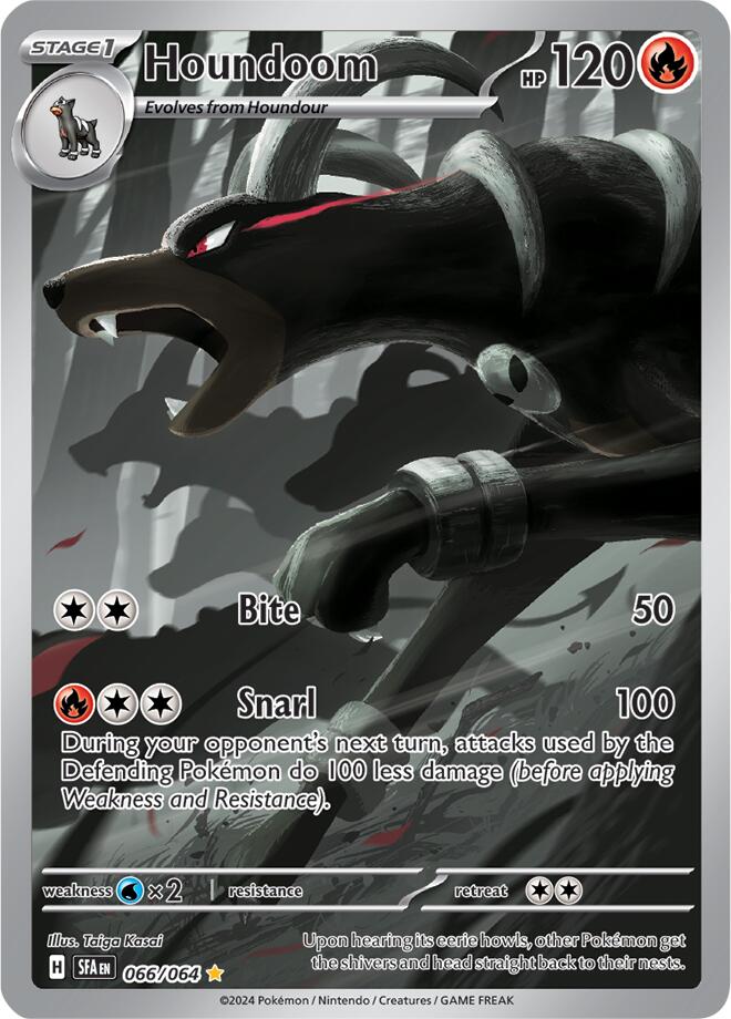 Houndoom (066/064) [Scarlet & Violet: Shrouded Fable] | L.A. Mood Comics and Games