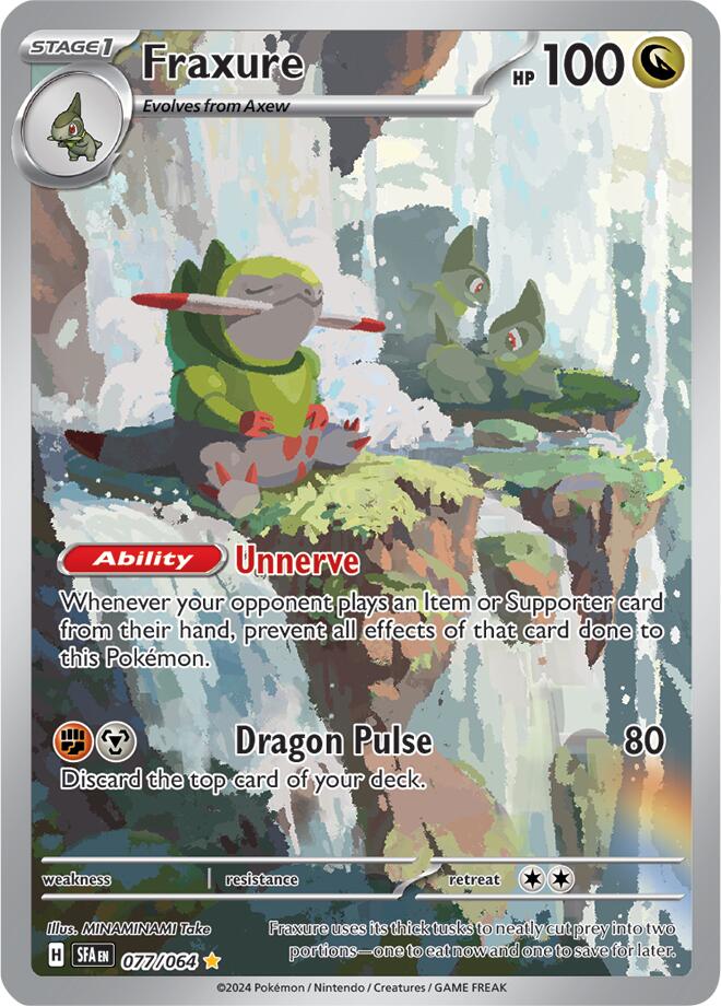 Fraxure (077/064) [Scarlet & Violet: Shrouded Fable] | L.A. Mood Comics and Games