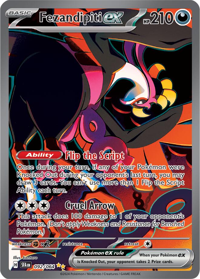 Fezandipiti ex (092/064) [Scarlet & Violet: Shrouded Fable] | L.A. Mood Comics and Games