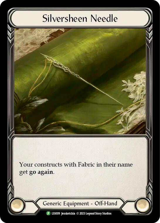 Silversheen Needle [LSS009] (Promo)  Cold Foil | L.A. Mood Comics and Games