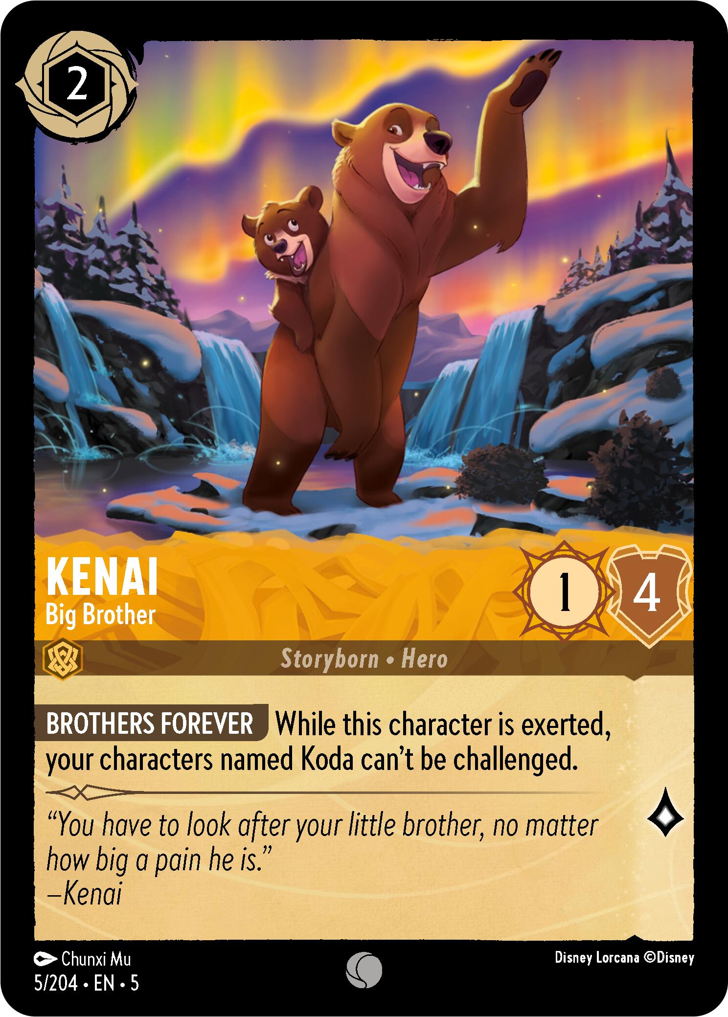 Kenai - Big Brother (5/204) [Shimmering Skies] | L.A. Mood Comics and Games