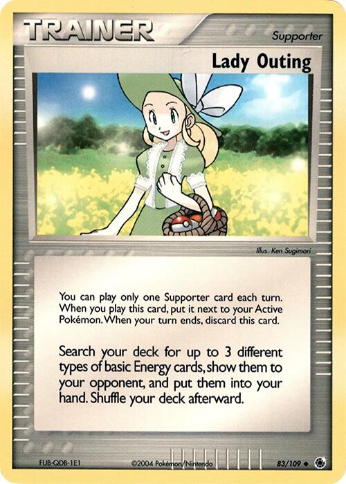 Lady Outing (83/109) (Theme Deck Exclusive) [EX: Ruby & Sapphire] | L.A. Mood Comics and Games