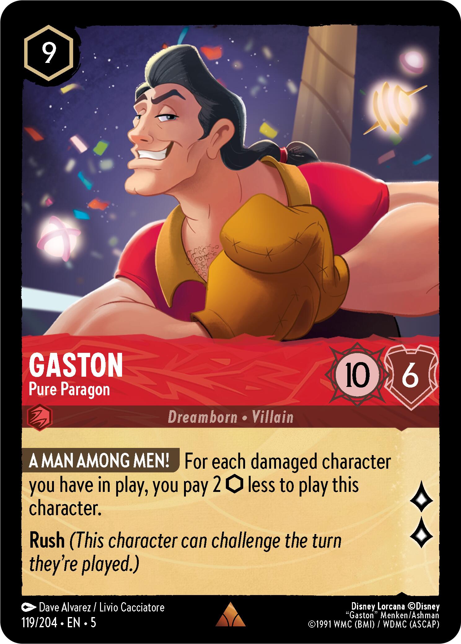 Gaston - Pure Paragon (119/204) [Shimmering Skies] | L.A. Mood Comics and Games