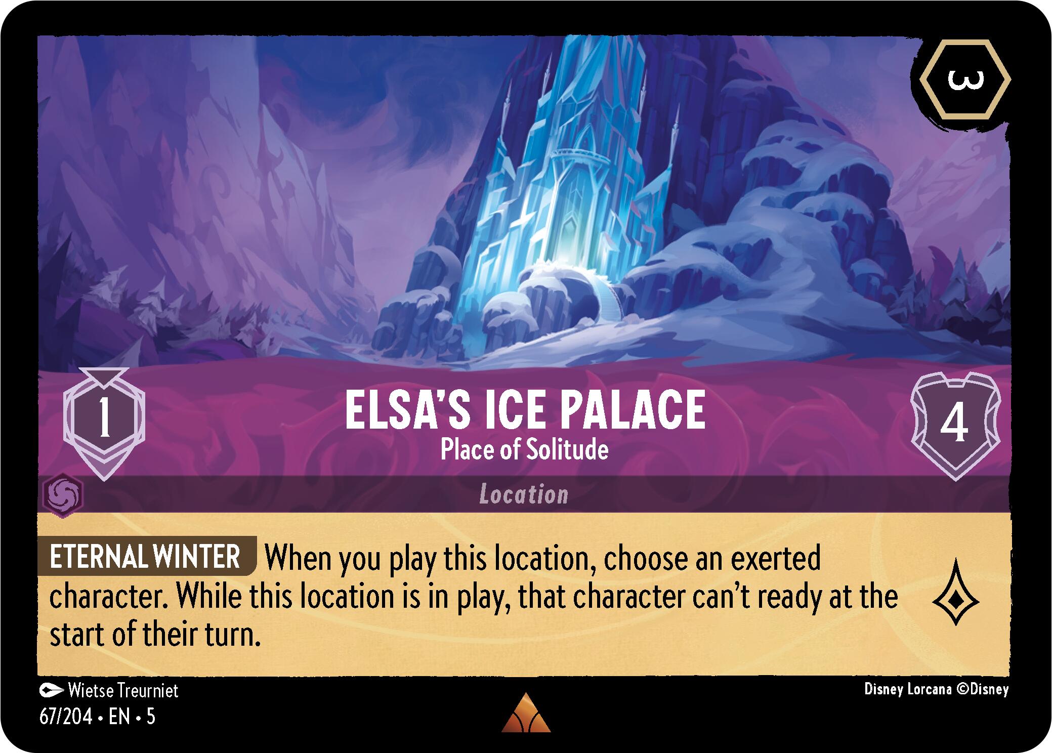 Elsa's Ice Palace - Place of Solitude (67/204) [Shimmering Skies] | L.A. Mood Comics and Games