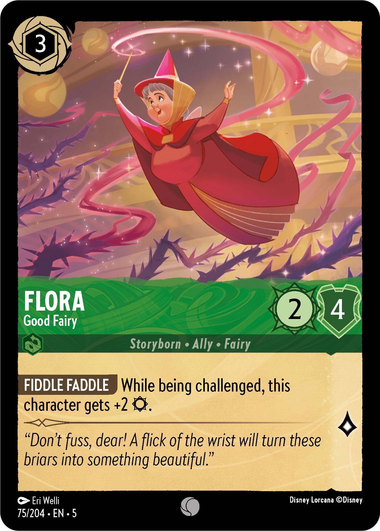Flora - Good Fairy (75/204) [Shimmering Skies] | L.A. Mood Comics and Games