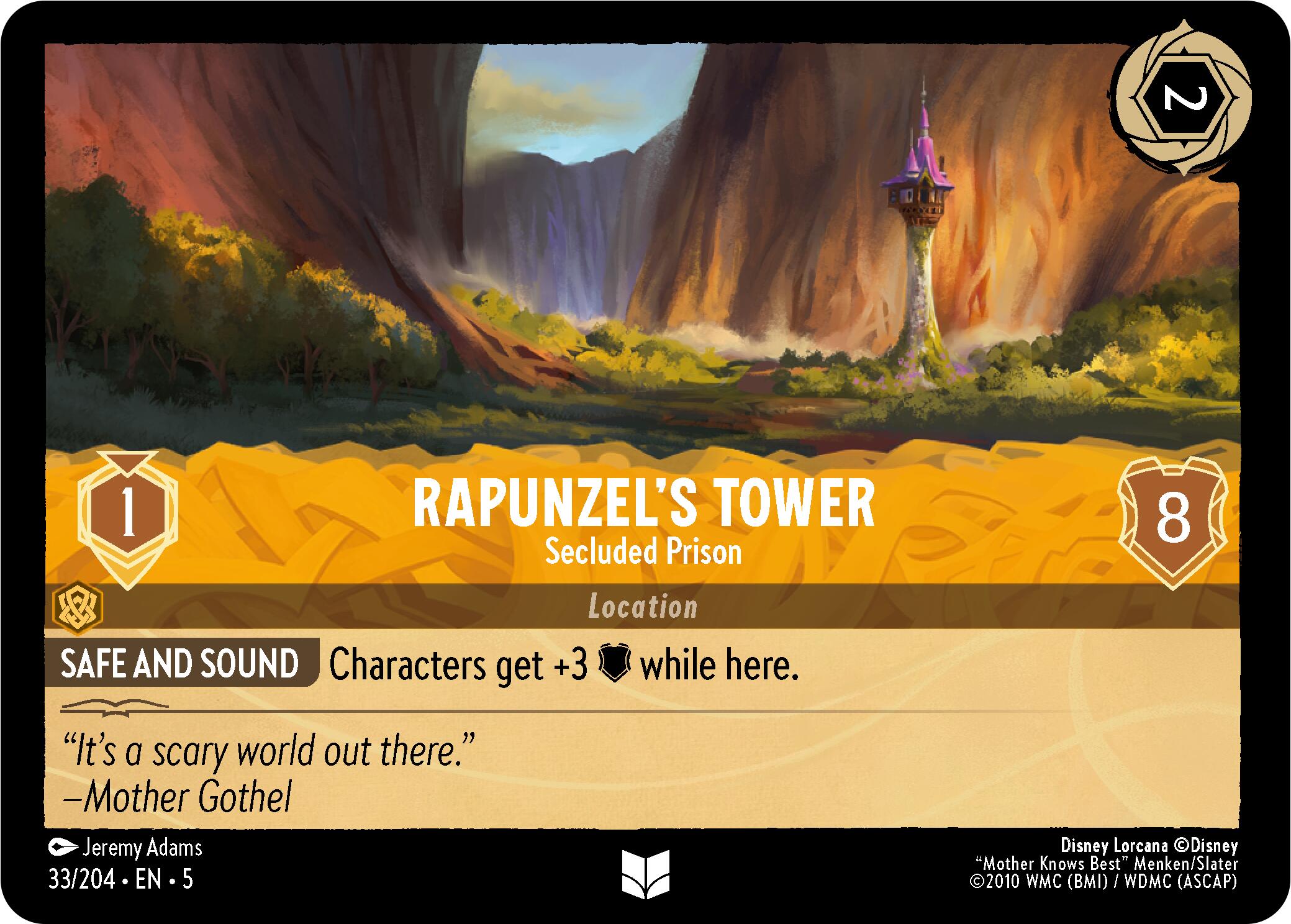 Rapunzel's Tower - Secluded Prison (33/204) [Shimmering Skies] | L.A. Mood Comics and Games