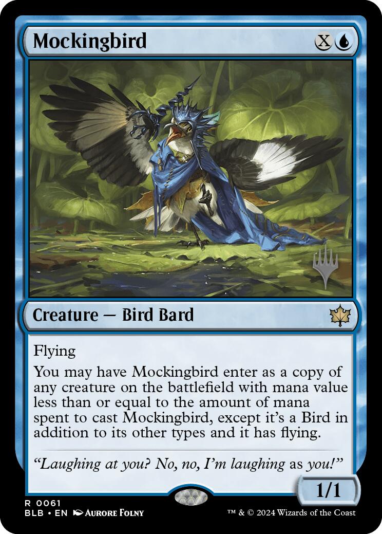 Mockingbird (Promo Pack) [Bloomburrow Promos] | L.A. Mood Comics and Games