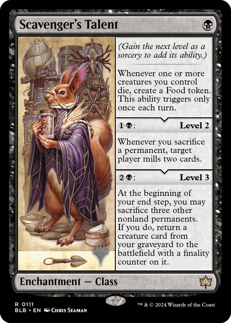 Scavenger's Talent (Promo Pack) [Bloomburrow Promos] | L.A. Mood Comics and Games