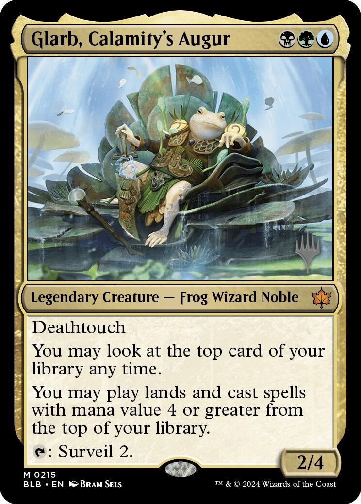 Glarb, Calamity's Augur (Promo Pack) [Bloomburrow Promos] | L.A. Mood Comics and Games